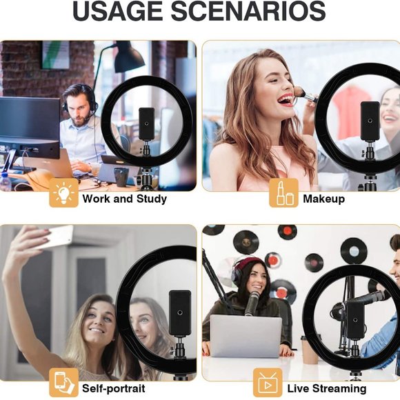 Ring Light for TikTok/Blog/Streaming/Youtube/Selfie/Makeup Routine/Photoshoot - Picture 8 of 12